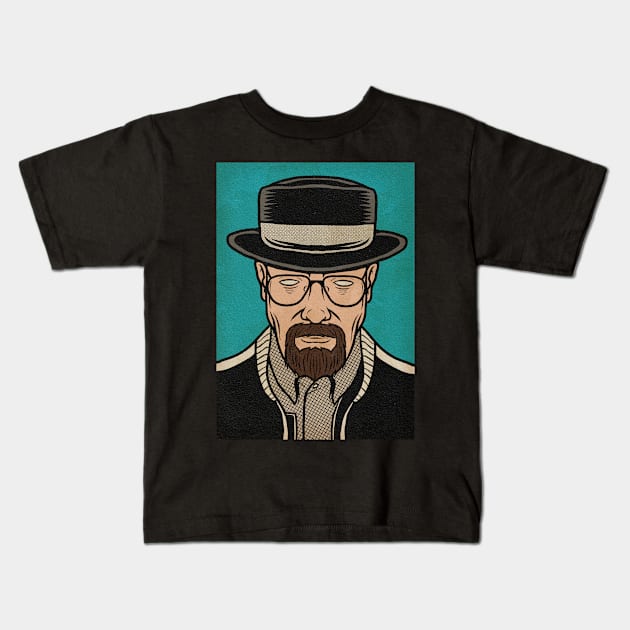 Walter White Kids T-Shirt by namanyastudios